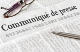 Communiqué de presse/publicommuniqué